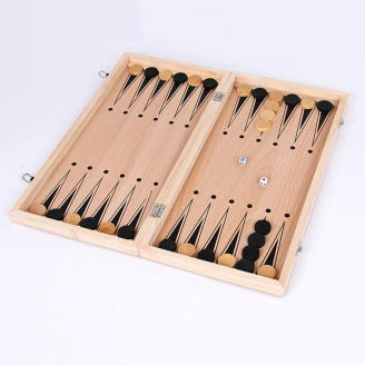 backgammon intérieur du coffret