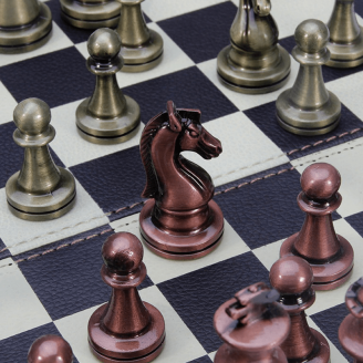 Pièces échecs en alliage de zinc
