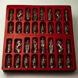 collection mythologie et ses pièces d'échecs