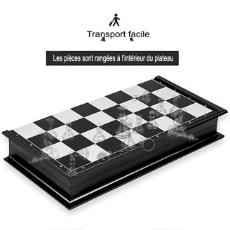 plateau coffret de jeux d'échecs stratégique