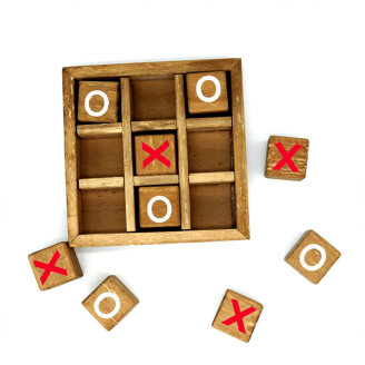 jeu de bois stratégie et concentration : le oxo