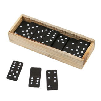 Jeu de dominos en bois