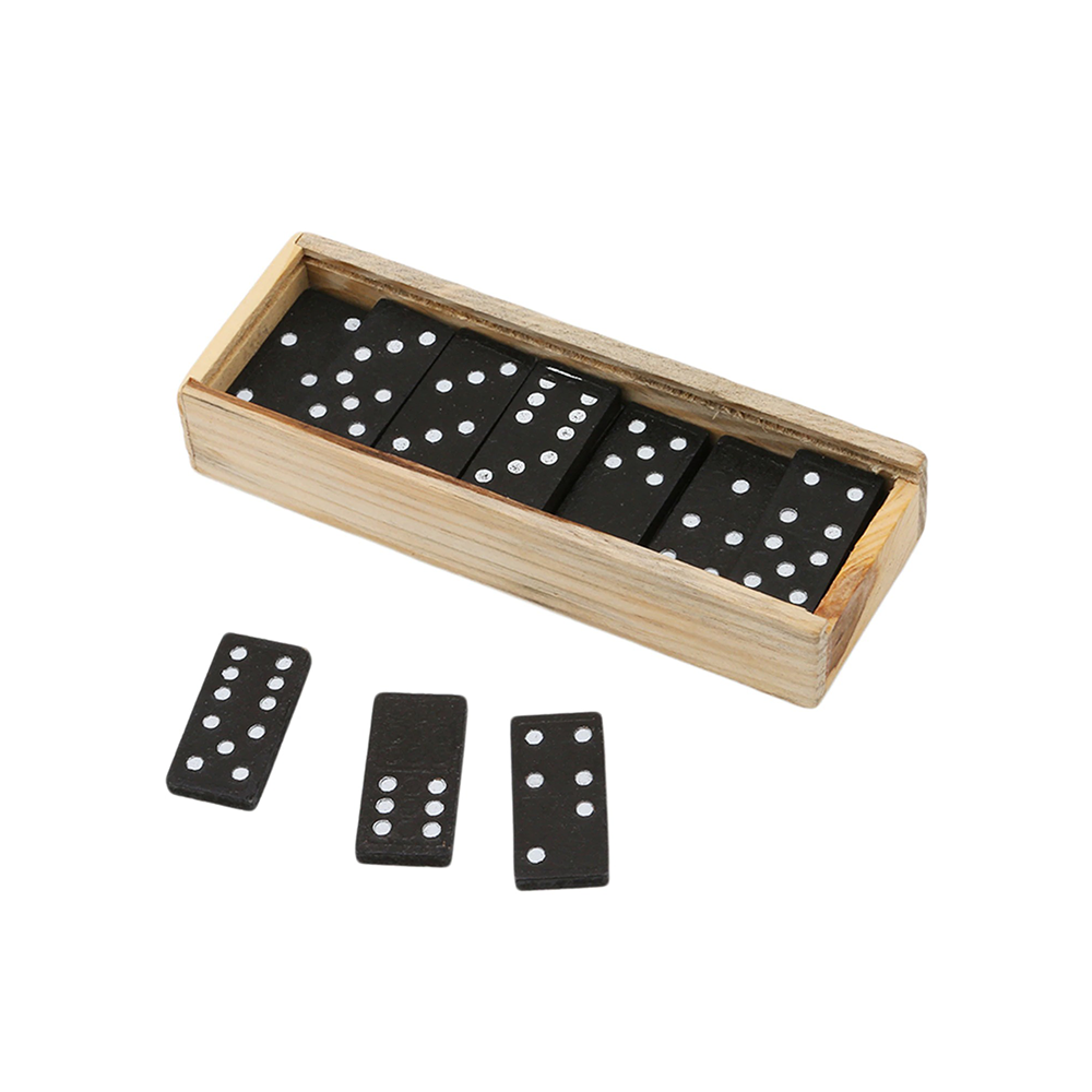 Jeu de dominos en bois