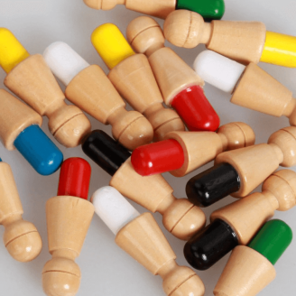 Jeu mémory en bois