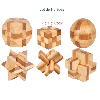 Lot de Casse-tête en bois