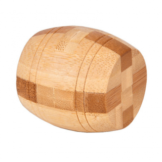 tonneau casse-tete en bois
